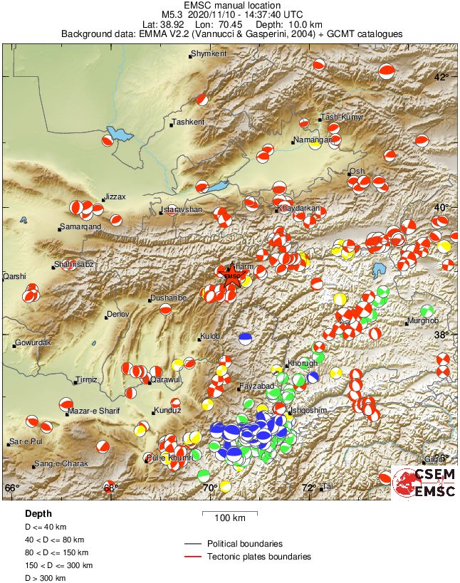 Regional moment Tensor