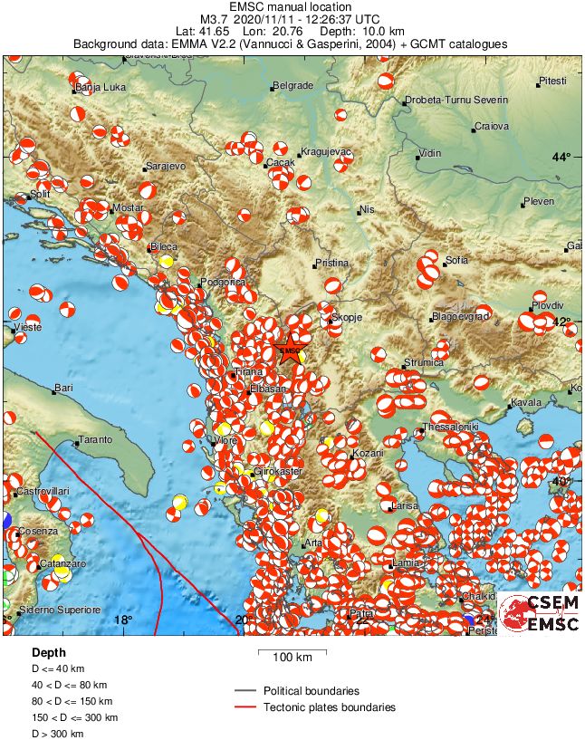 Regional moment Tensor