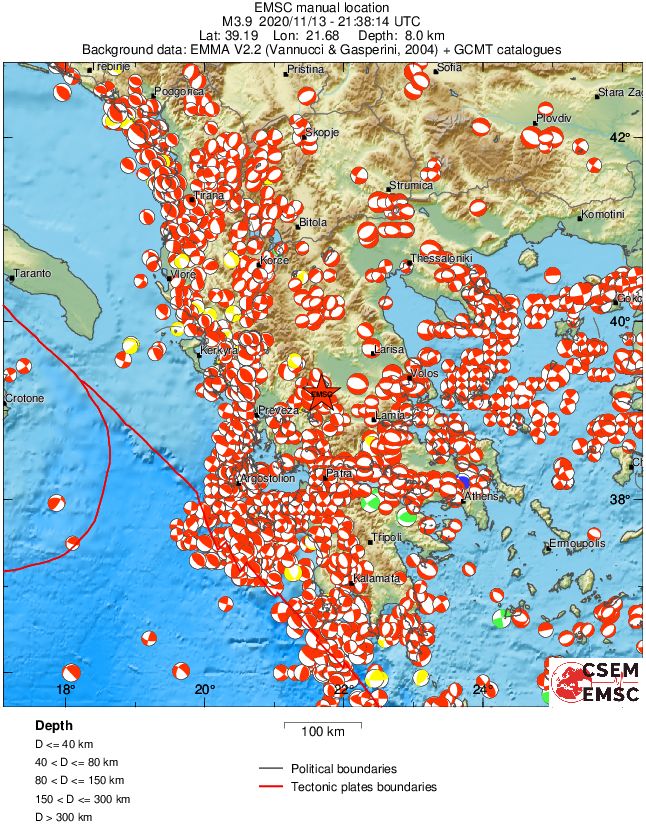 Regional moment Tensor