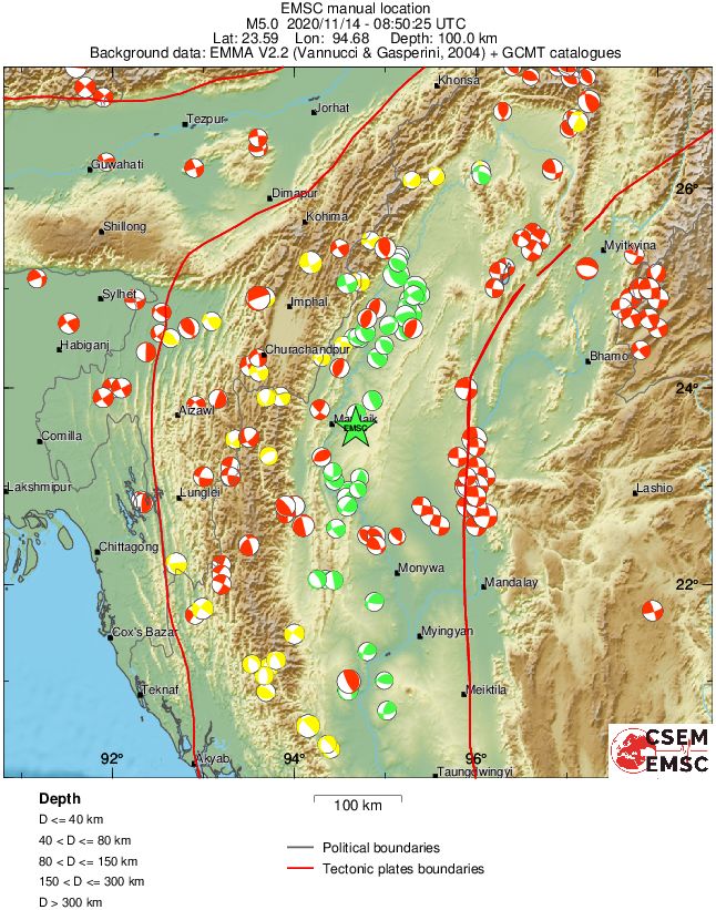 Regional moment Tensor