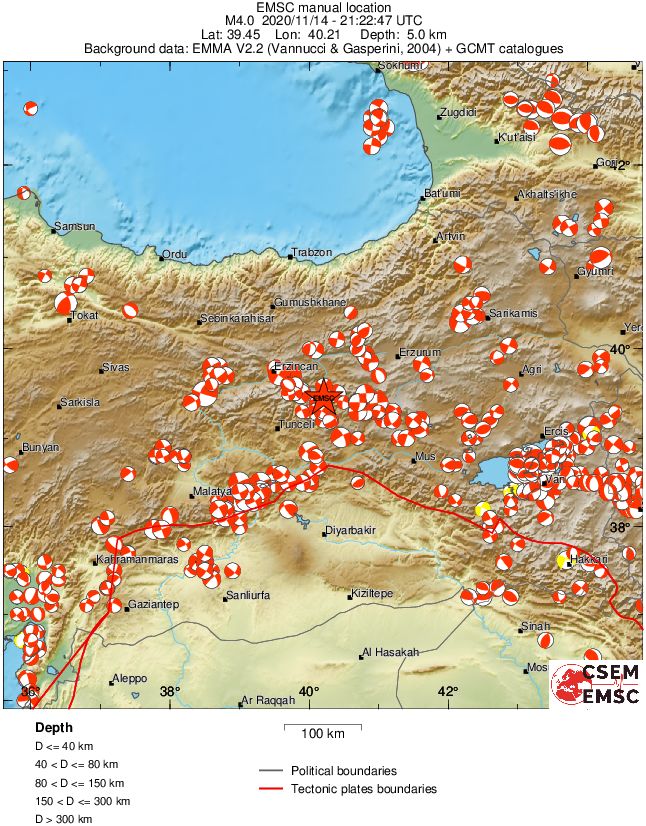 Regional moment Tensor