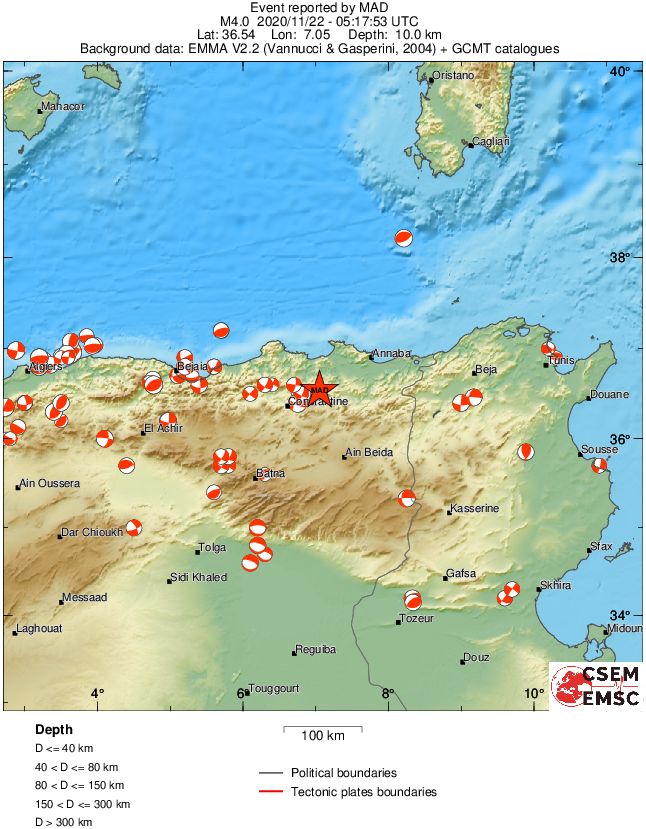 Regional moment Tensor