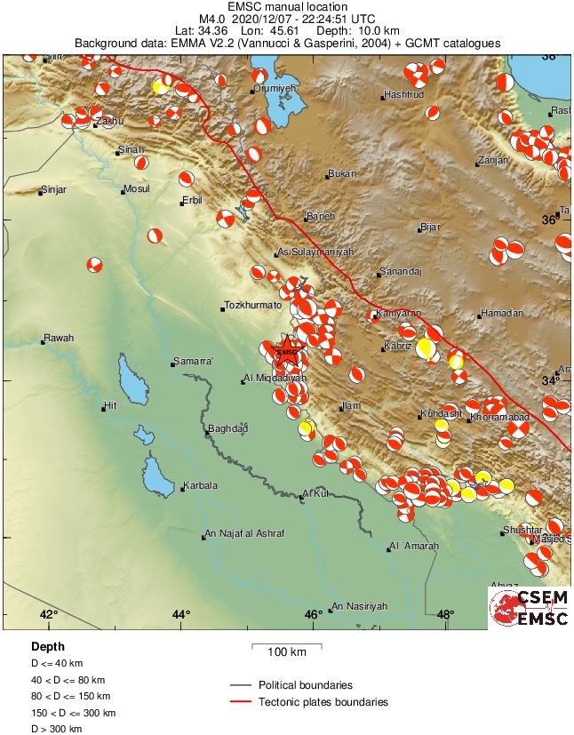 Regional moment Tensor