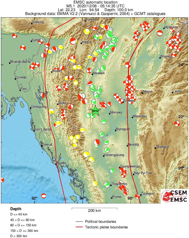 Regional moment Tensor