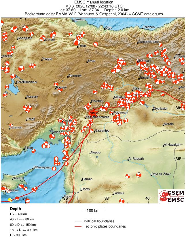 Regional moment Tensor