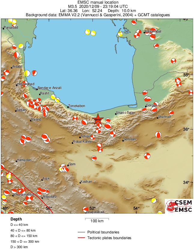 Regional moment Tensor