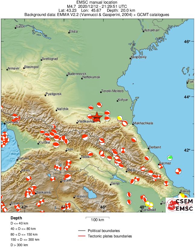 Regional moment Tensor