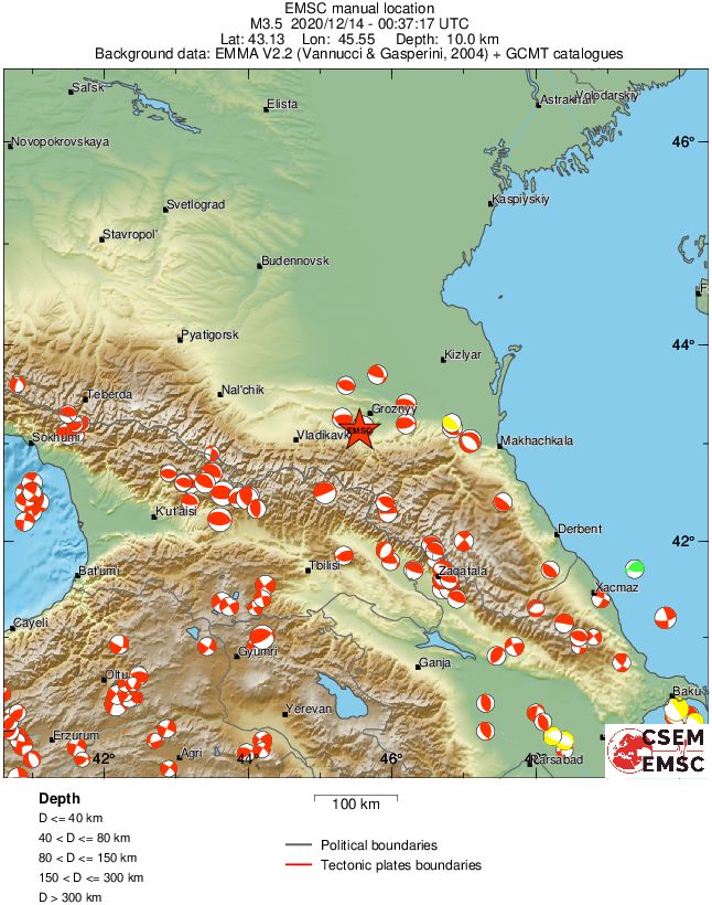 Regional moment Tensor