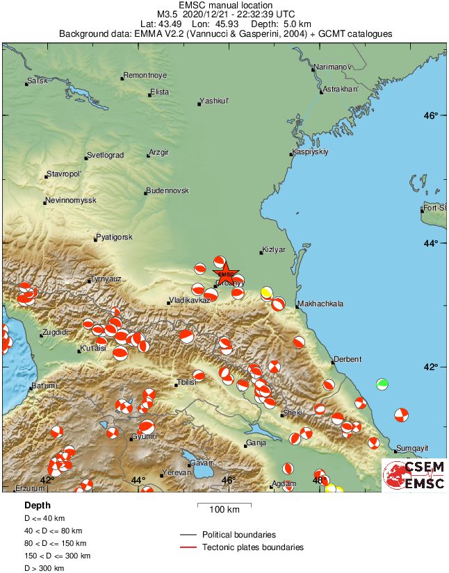 Regional moment Tensor