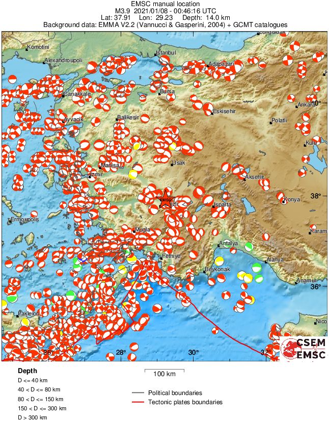 Regional moment Tensor