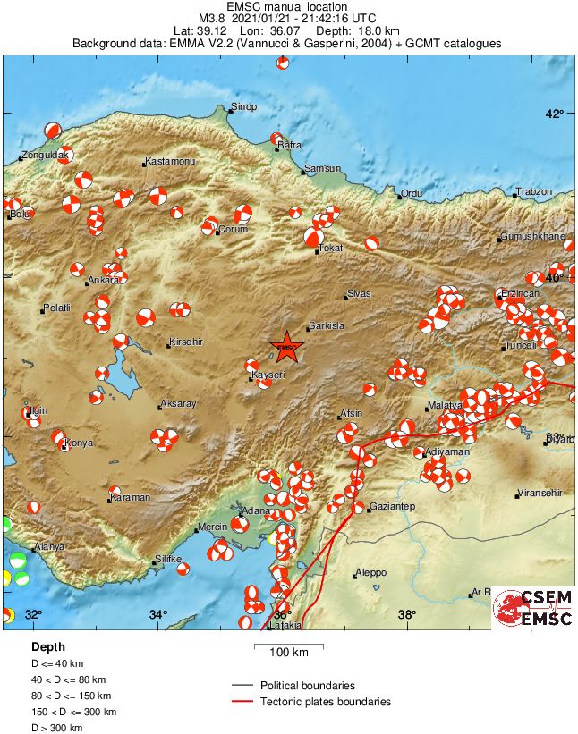 Regional moment Tensor