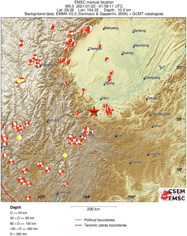 Regional moment Tensor