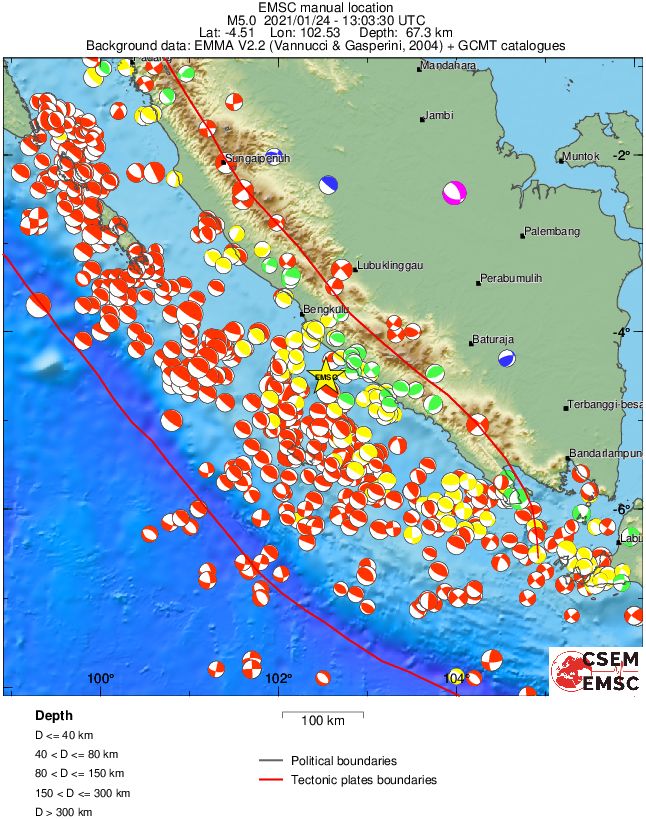 Regional moment Tensor