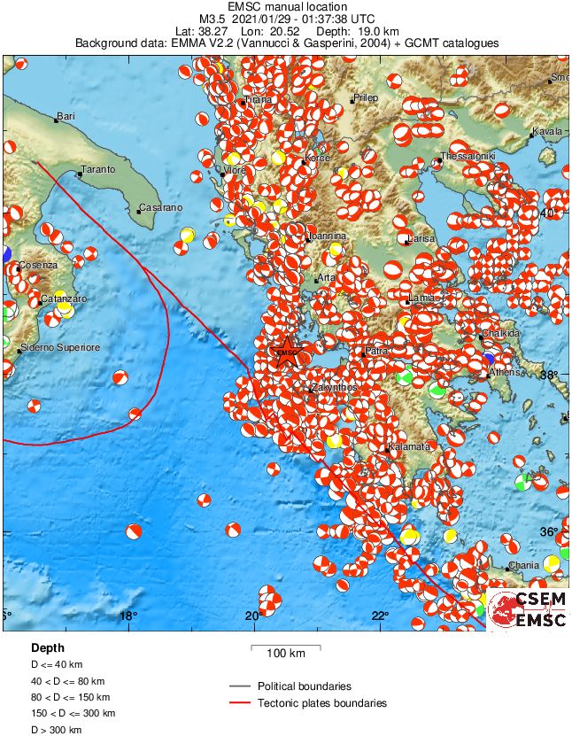 Regional moment Tensor