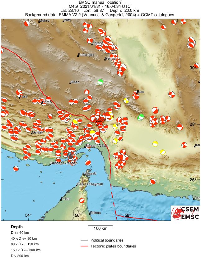 Regional moment Tensor