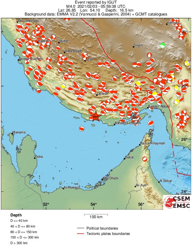 Regional moment Tensor