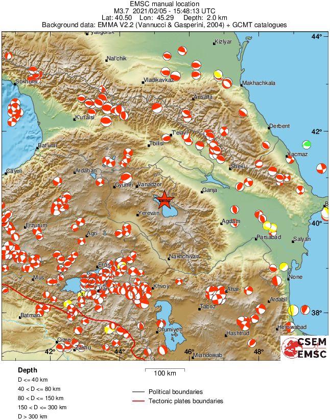 Regional moment Tensor