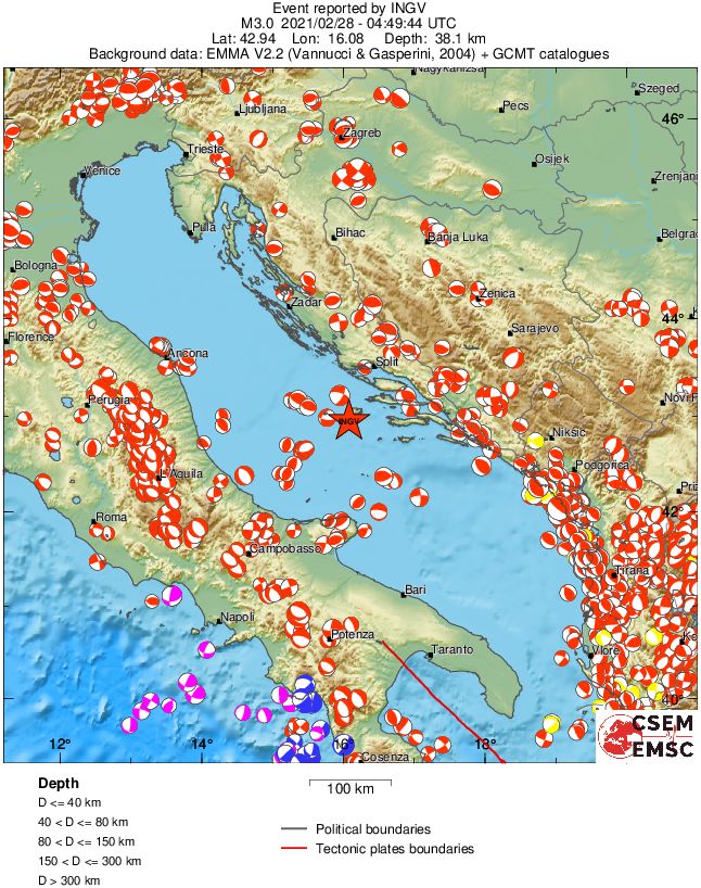 Regional moment Tensor
