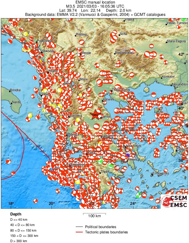 Regional moment Tensor