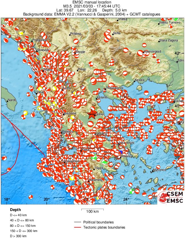 Regional moment Tensor