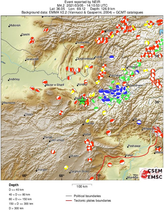 Regional moment Tensor