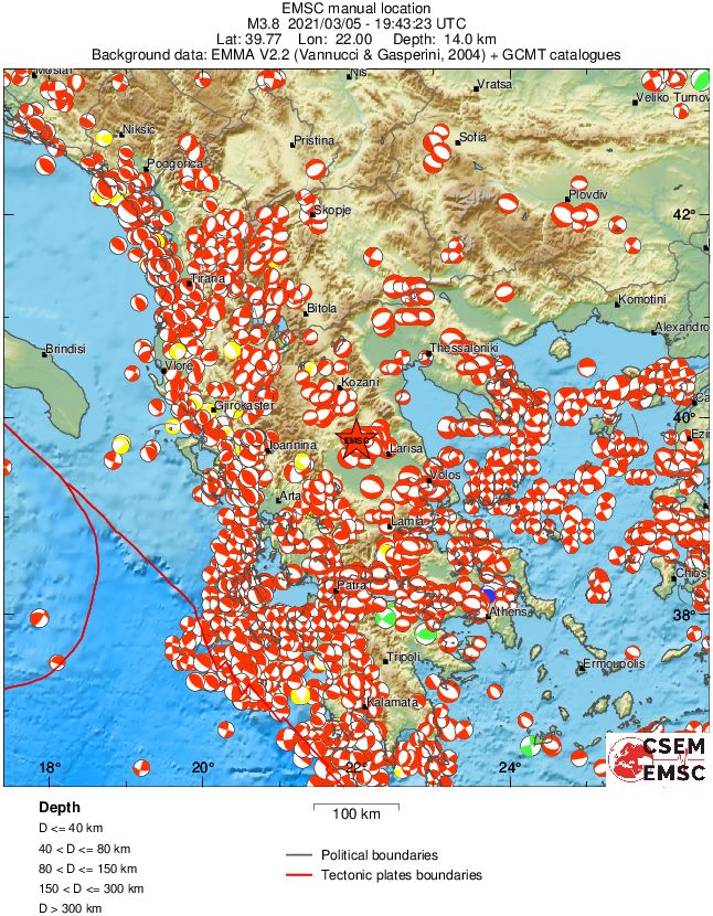 Regional moment Tensor