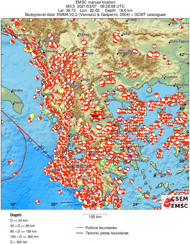 Regional moment Tensor