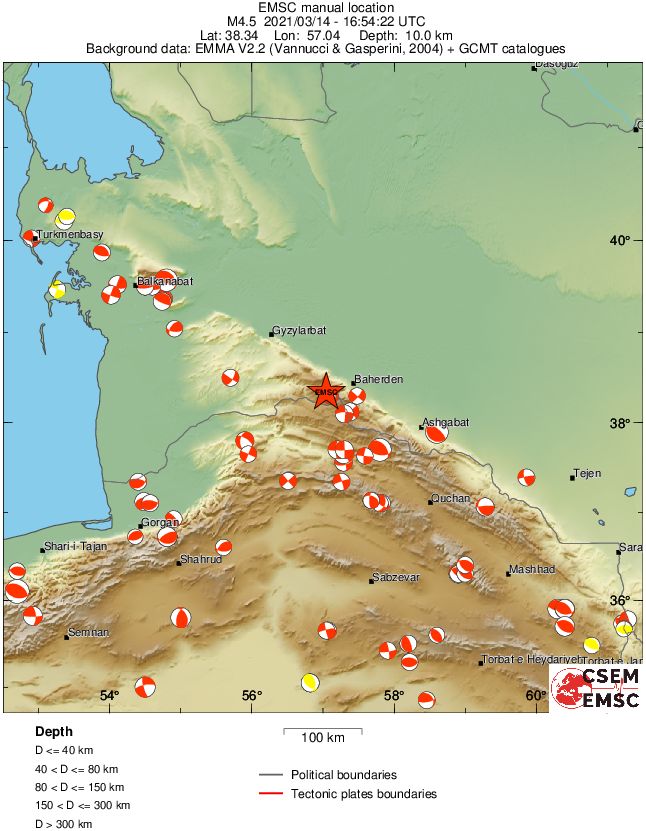 Regional moment Tensor