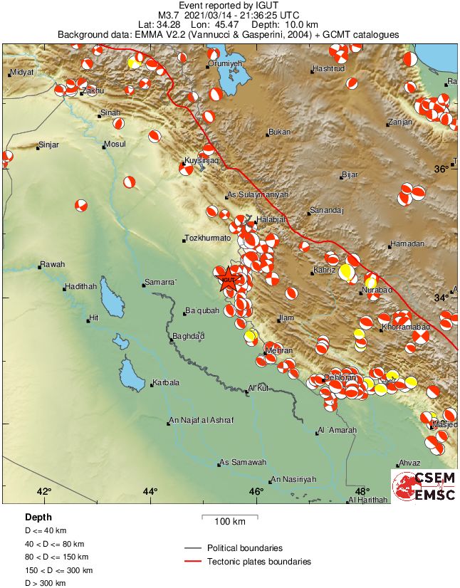 Regional moment Tensor