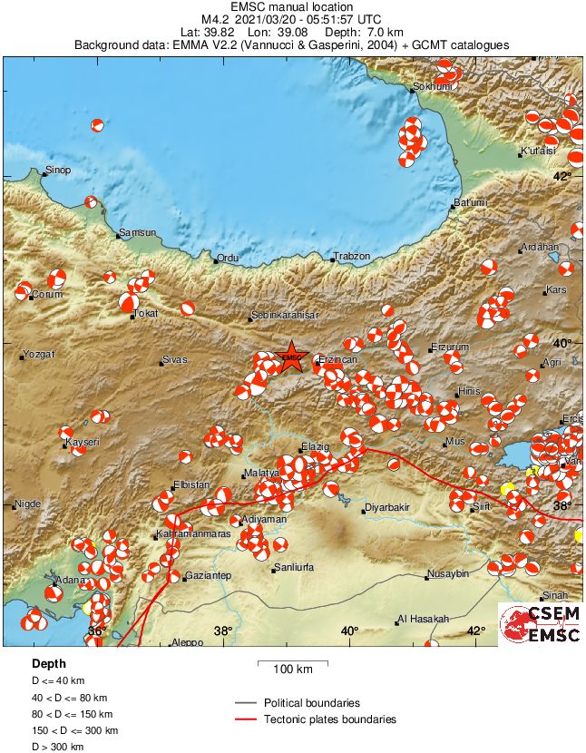 Regional moment Tensor