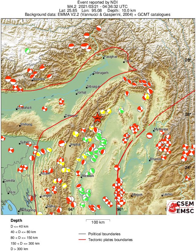 Regional moment Tensor