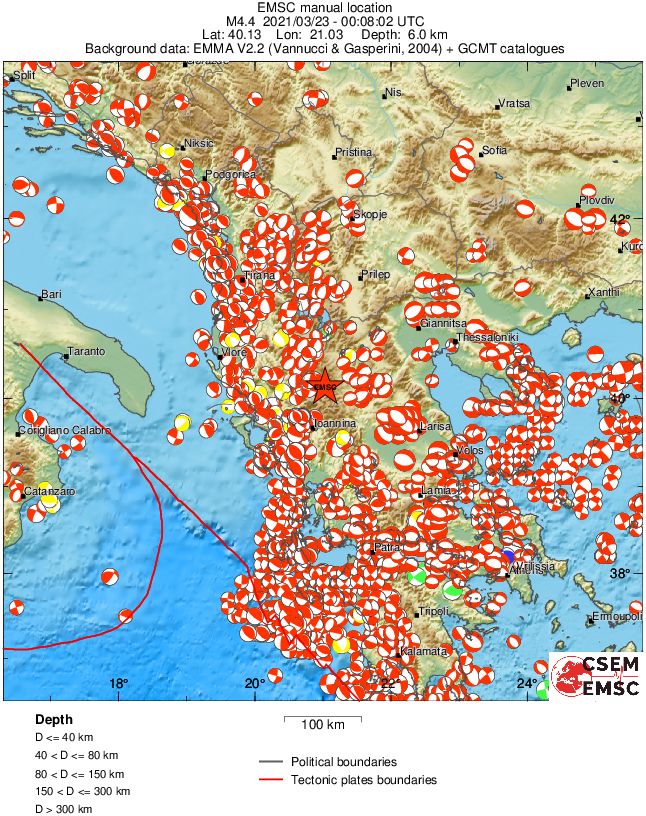 Regional moment Tensor