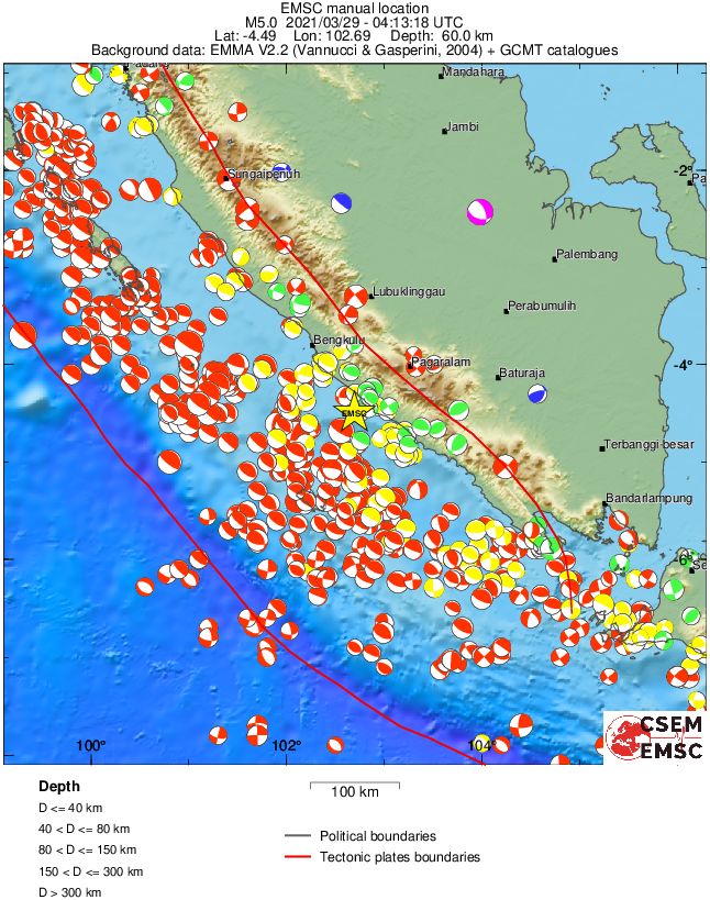 Regional moment Tensor