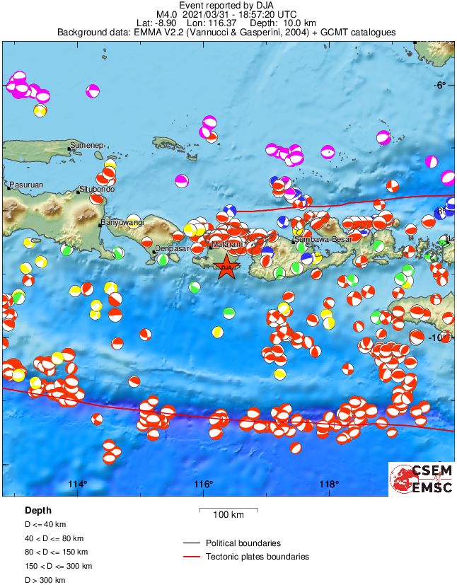 Regional moment Tensor