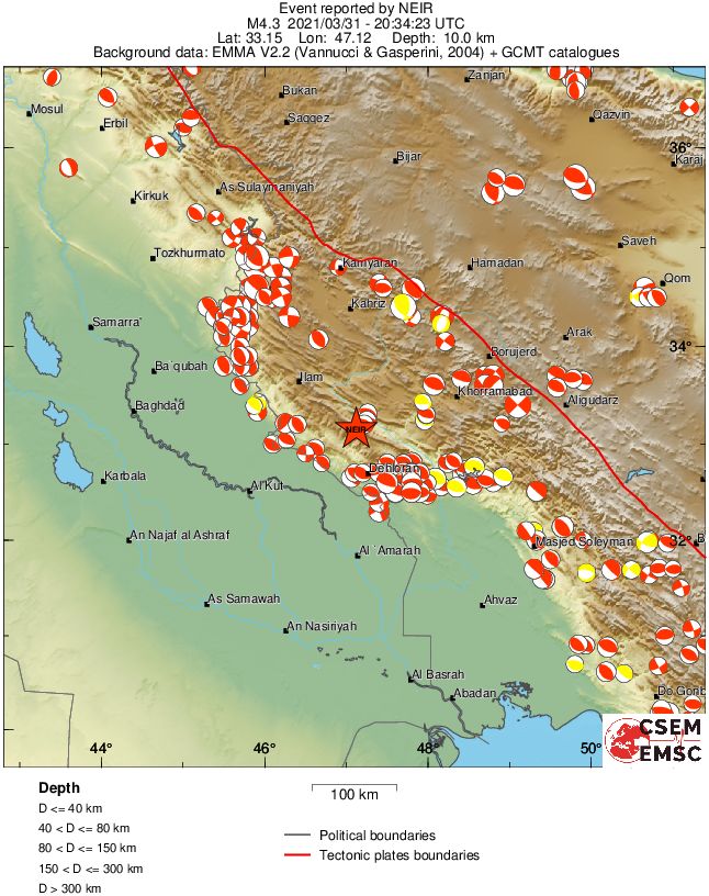 Regional moment Tensor