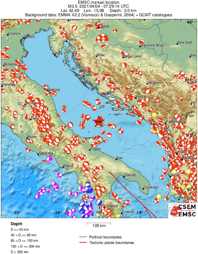 Regional moment Tensor