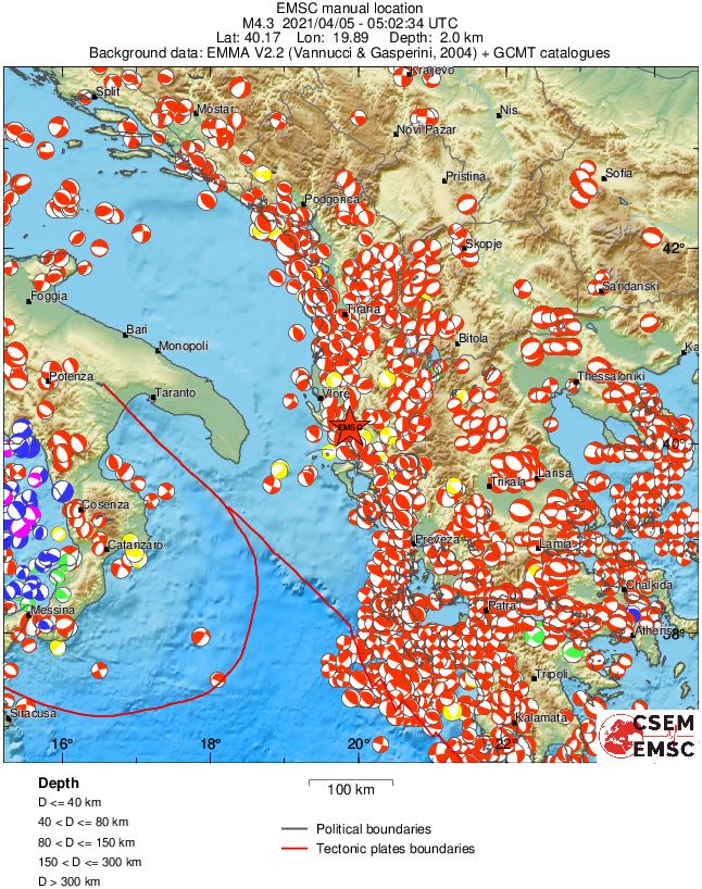 Regional moment Tensor