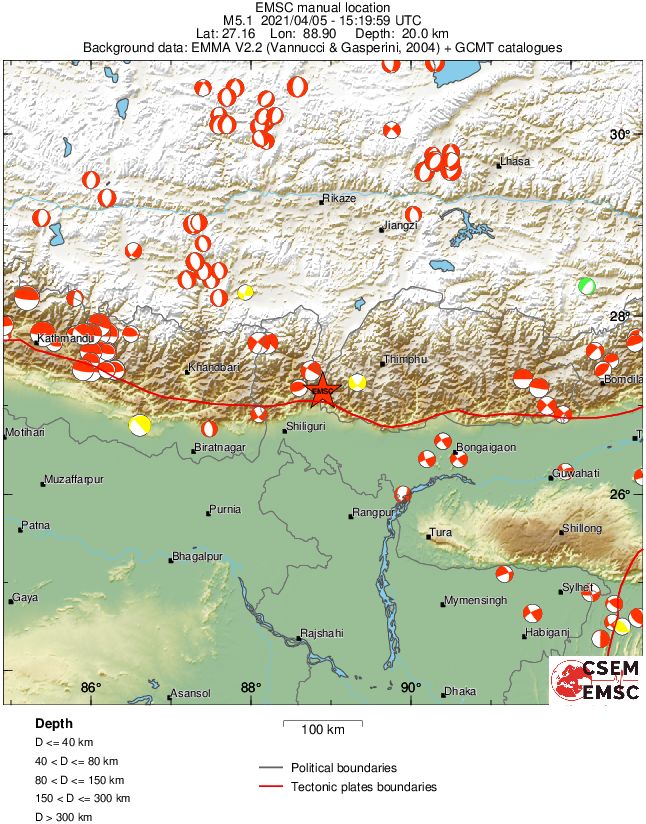 Regional moment Tensor