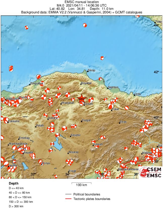 Regional moment Tensor