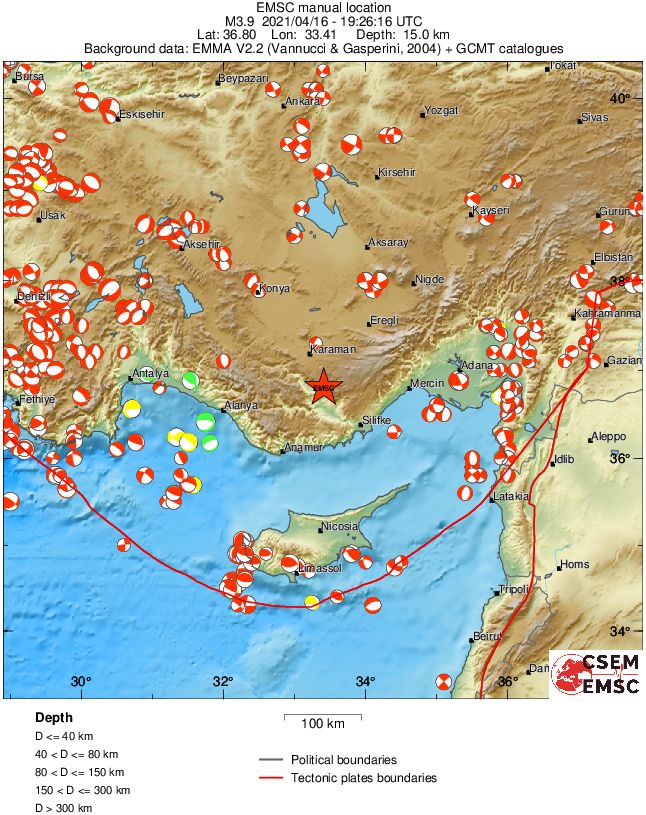 Regional moment Tensor