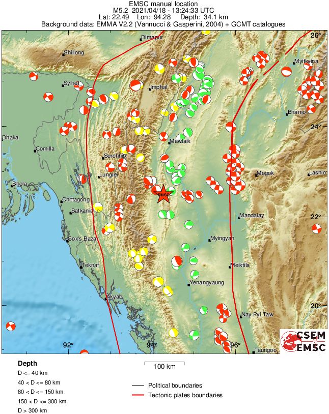 Regional moment Tensor