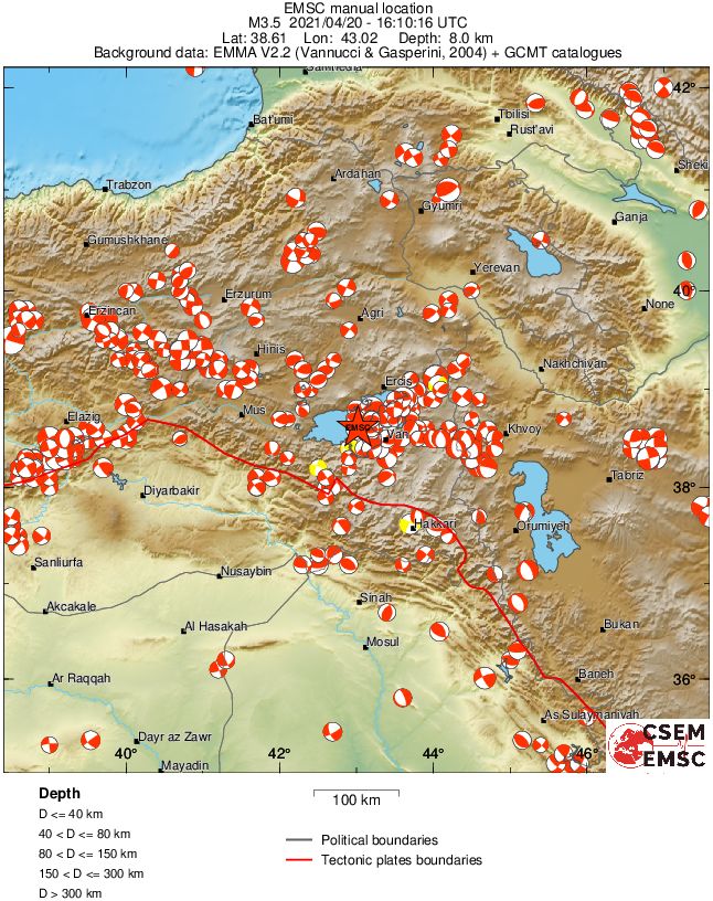 Regional moment Tensor
