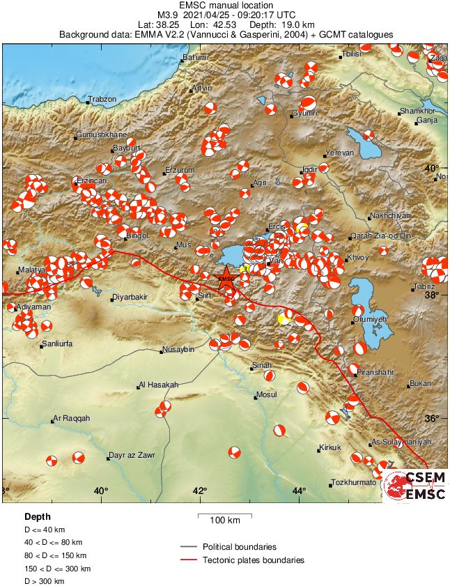 Regional moment Tensor