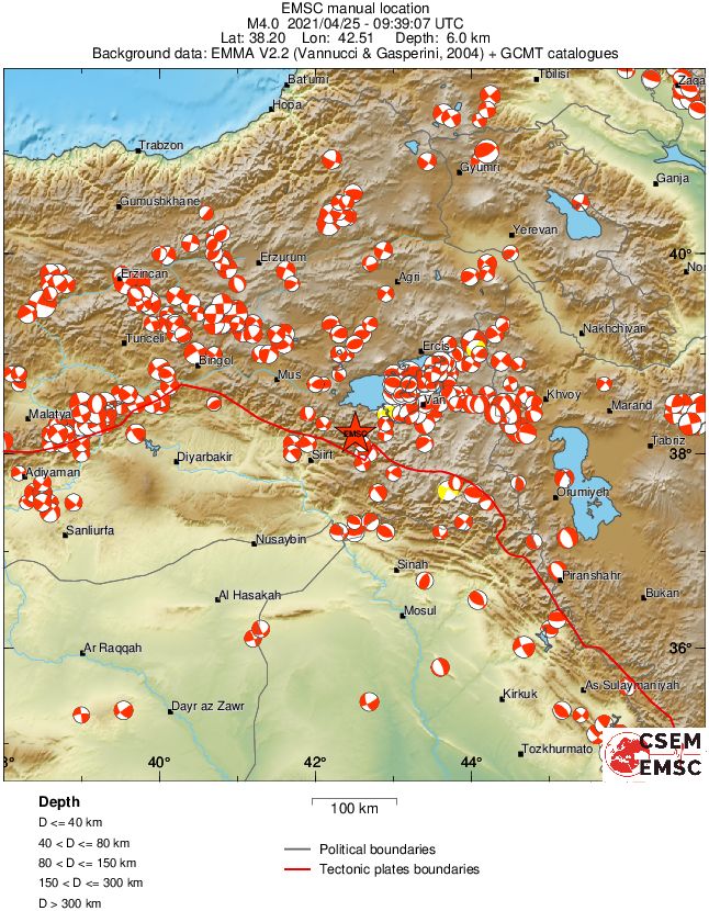 Regional moment Tensor