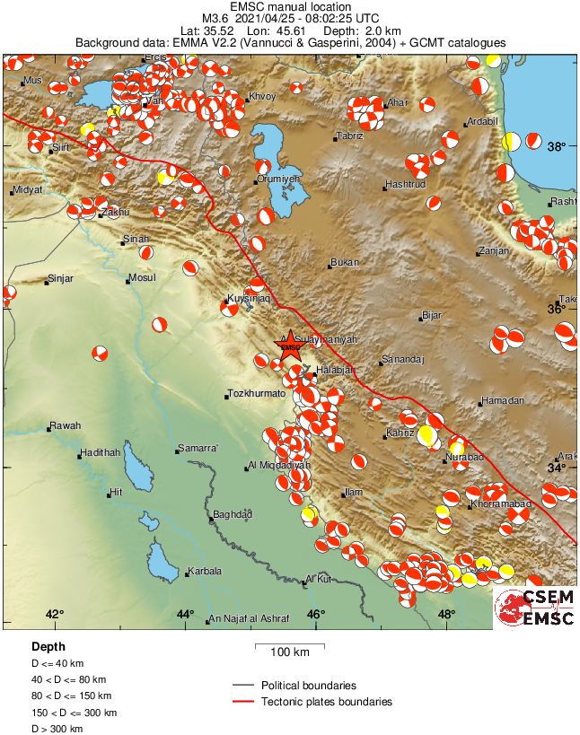 Regional moment Tensor