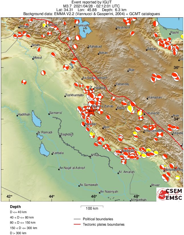 Regional moment Tensor