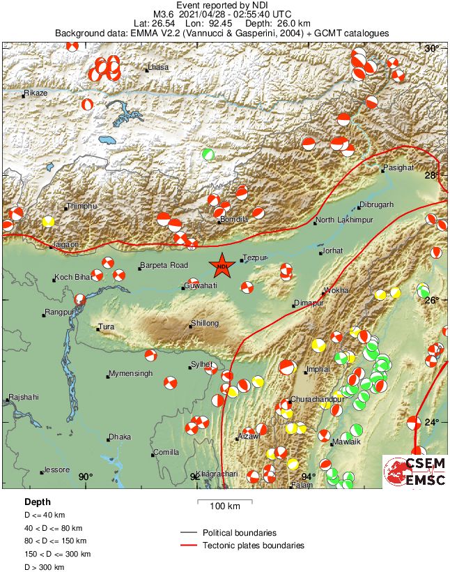Regional moment Tensor