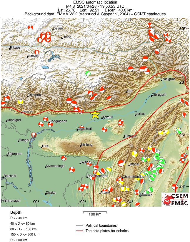 Regional moment Tensor