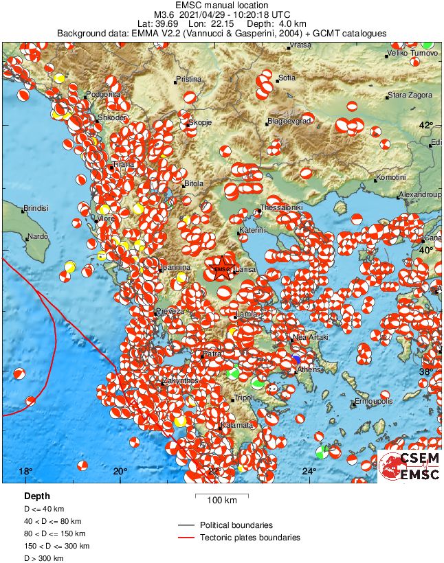 Regional moment Tensor