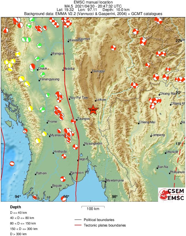 Regional moment Tensor